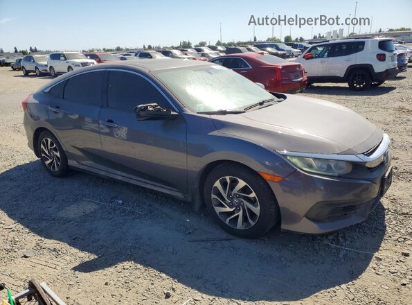 2HGFC2F74HH577950 2017 HONDA CIVIC Gray Передня права чверть