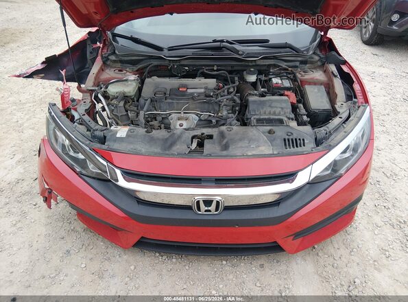 2HGFC2F74JH521643 2018 HONDA CIVIC Red Vista trasera