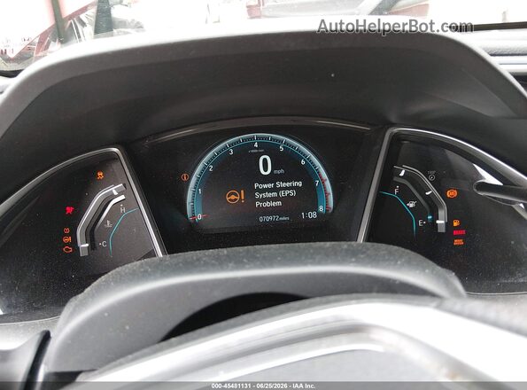 2HGFC2F74JH521643 2018 HONDA CIVIC Red Vista de los asientos traseros