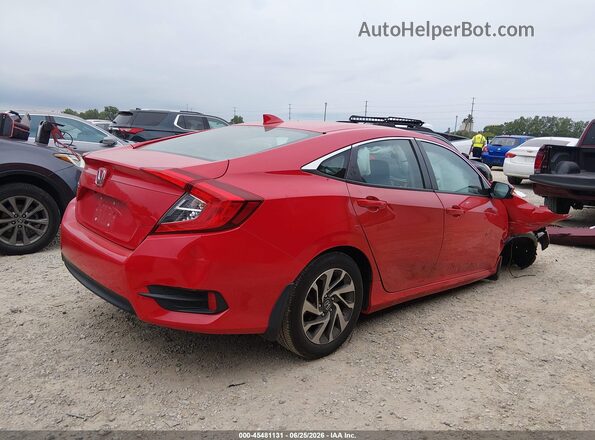 2HGFC2F74JH521643 2018 HONDA CIVIC Red Trasero derecho