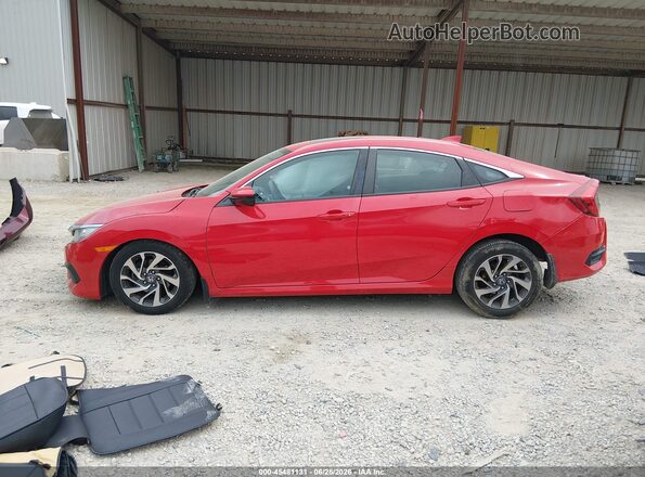 2HGFC2F74JH521643 2018 HONDA CIVIC Red Vista interior de 360 grados