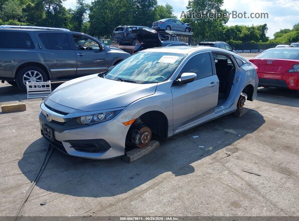 2HGFC2F74JH527801 2018 HONDA CIVIC Silver Vista tres cuartos delantera izquierda
