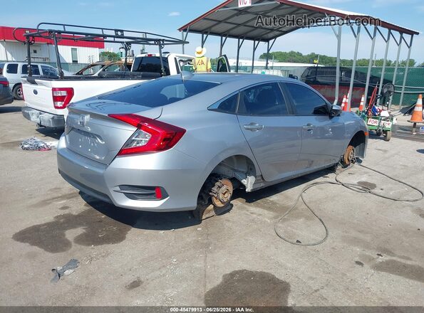 2HGFC2F74JH527801 2018 HONDA CIVIC Silver Trasero derecho