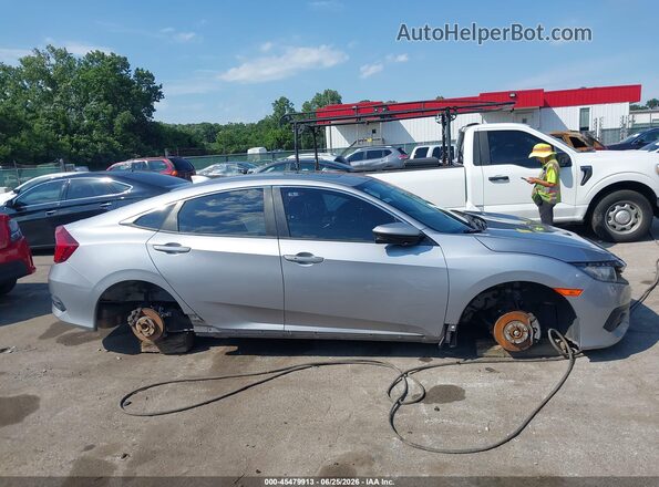 2HGFC2F74JH527801 2018 HONDA CIVIC Silver Vista interior trasera
