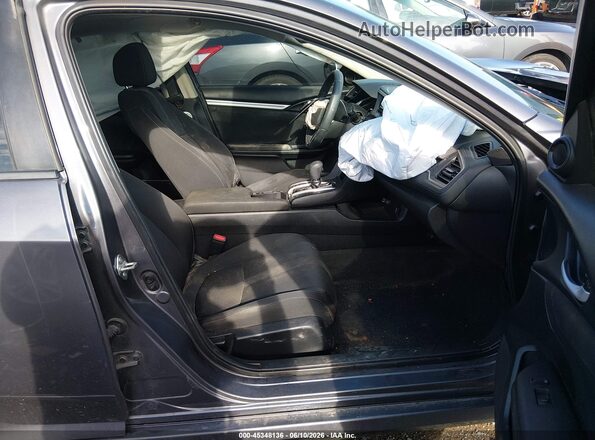 2HGFC2F74JH562161 2018 HONDA CIVIC Gray წინა სალონის ხედი
