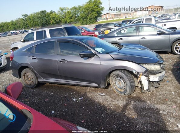 2HGFC2F74JH562161 2018 HONDA CIVIC Gray სალონის 360-გრადუსიანი ხედი