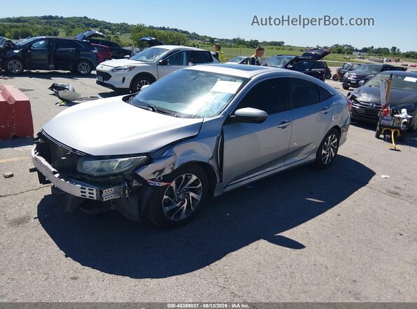 2HGFC2F74JH595158 2018 HONDA CIVIC Silver Front left