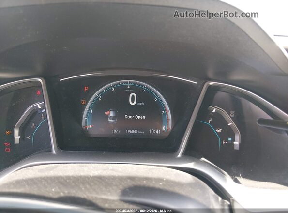 2HGFC2F74JH595158 2018 HONDA CIVIC Silver Rear seats view