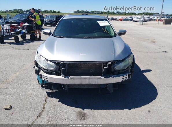 2HGFC2F74JH595158 2018 HONDA CIVIC Silver Rear interior view