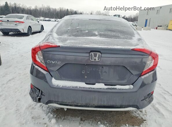 2HGFC2F74KH035643 2019 HONDA CIVIC Серый Вид сзади