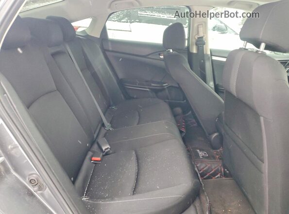2HGFC2F74KH035643 2019 HONDA CIVIC Серый Вид задних сидений