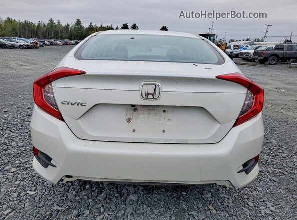 2HGFC2F74LH019105 2020 HONDA CIVIC White Вид ззаду