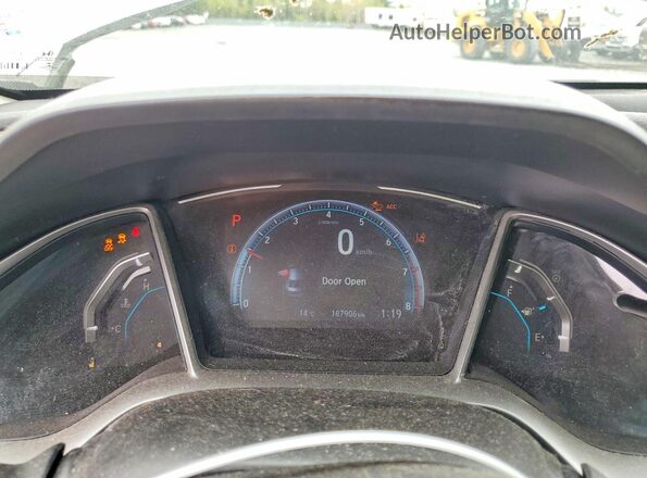 2HGFC2F74LH019105 2020 HONDA CIVIC White Вид щитка приладів