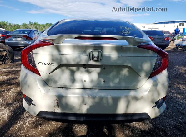 2HGFC2F75GH034069 2016 HONDA CIVIC White Вид ззаду