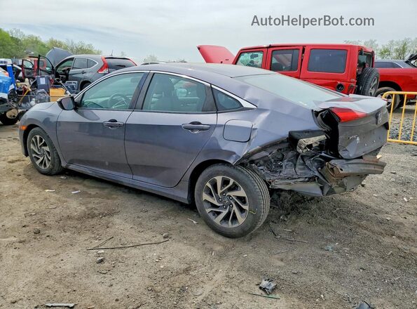 2HGFC2F75GH538766 2016 HONDA CIVIC Серый Задняя левая четверть