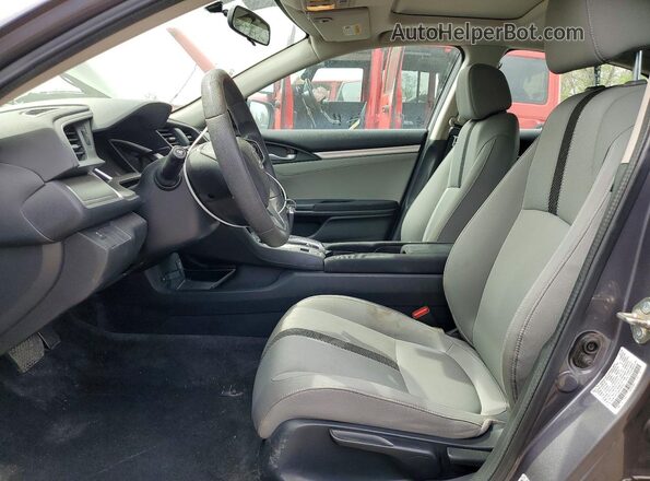 2HGFC2F75GH538766 2016 HONDA CIVIC Серый Вид салона спереди