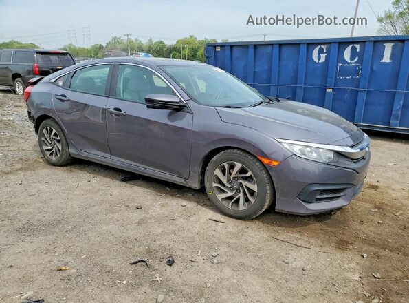 2HGFC2F75GH538766 2016 HONDA CIVIC Серый Передняя правая четверть