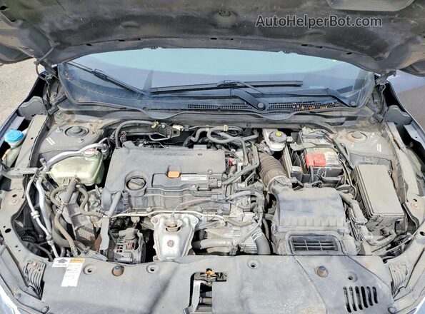 2HGFC2F75GH538766 2016 HONDA CIVIC Серый Вид задней части салона