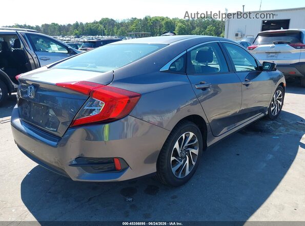 2HGFC2F75GH544065 2016 HONDA CIVIC Gray Trasero derecho