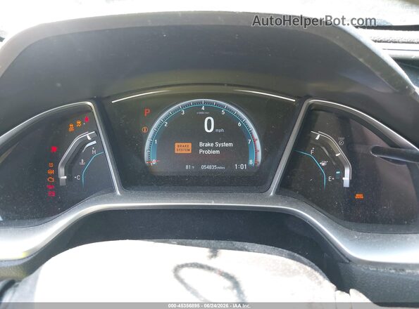 2HGFC2F75GH544065 2016 HONDA CIVIC Gray Vista de los asientos traseros