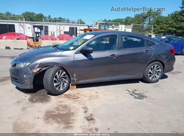 2HGFC2F75GH544065 2016 HONDA CIVIC Gray Vista interior de 360 grados