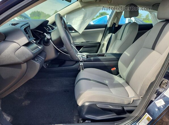 2HGFC2F75HH509091 2017 HONDA CIVIC Gray Widok wnętrza z przodu
