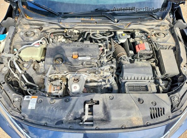 2HGFC2F75HH509091 2017 HONDA CIVIC Gray Widok wnętrza z tyłu