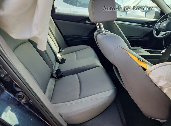 2HGFC2F75HH509091 2017 HONDA CIVIC Gray Widok tylnych siedzeń