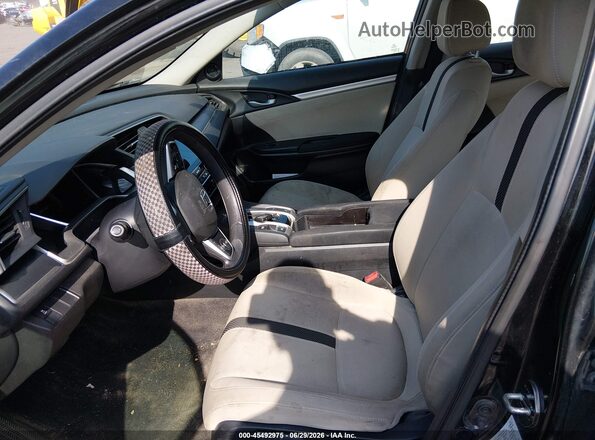 2HGFC2F75HH571347 2017 HONDA CIVIC Black Front interior view