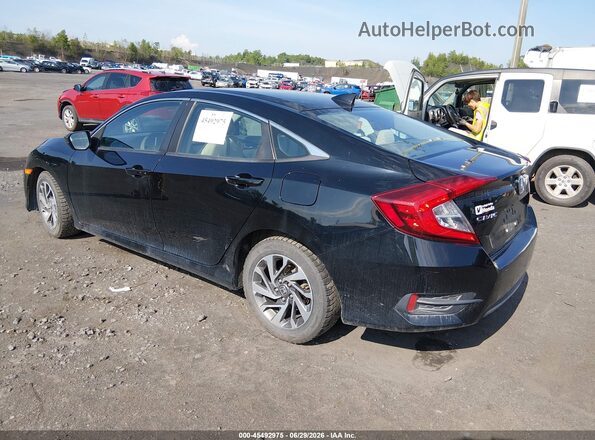 2HGFC2F75HH571347 2017 HONDA CIVIC Black Rear left