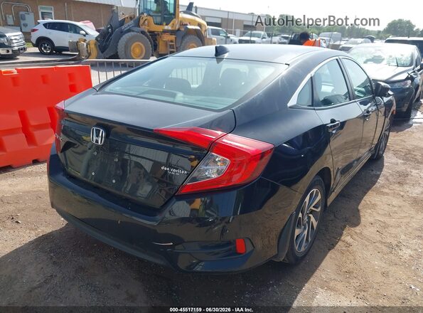 2HGFC2F75JH560760 2018 HONDA CIVIC Black Tył prawy