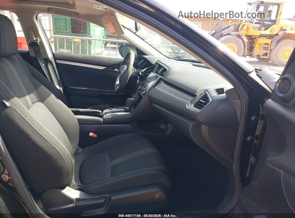 2HGFC2F75JH560760 2018 HONDA CIVIC Black Widok wnętrza z przodu
