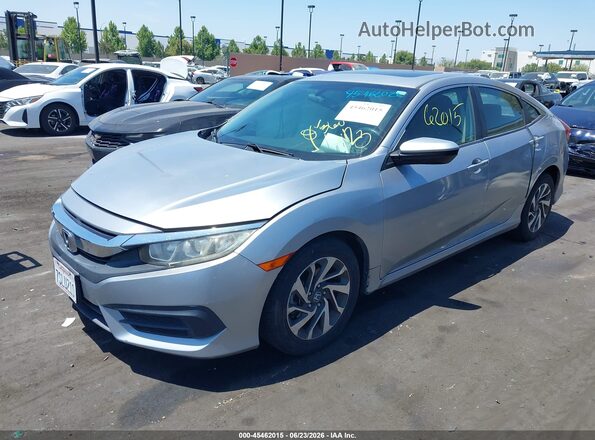 2HGFC2F76GH547105 2016 HONDA CIVIC Silver Przód lewy