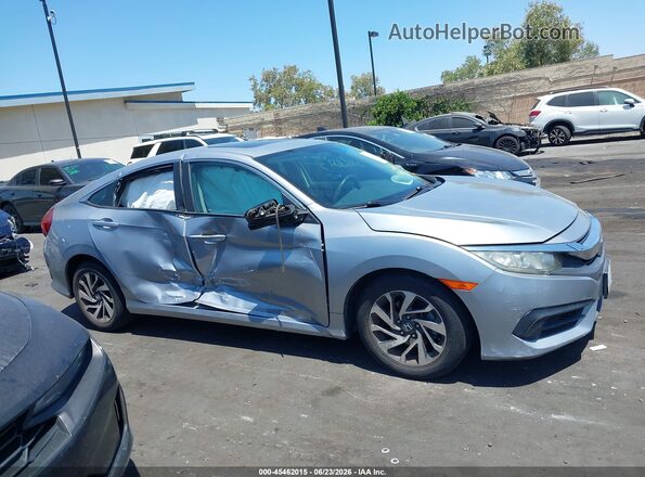 2HGFC2F76GH547105 2016 HONDA CIVIC Silver Widok wnętrza z tyłu