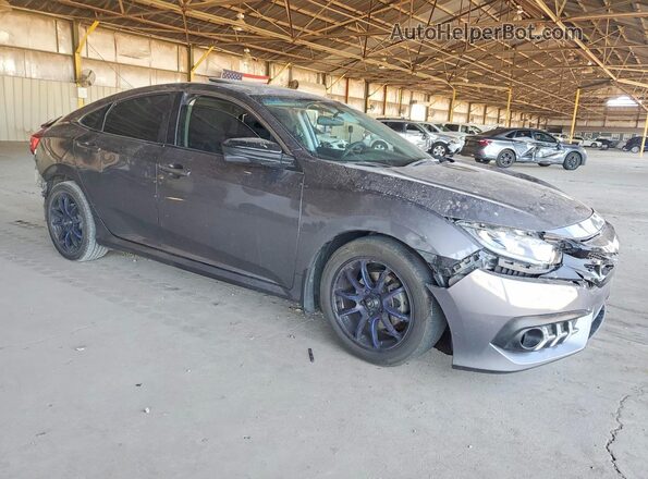 2HGFC2F76GH572649 2016 HONDA CIVIC Gray Front right