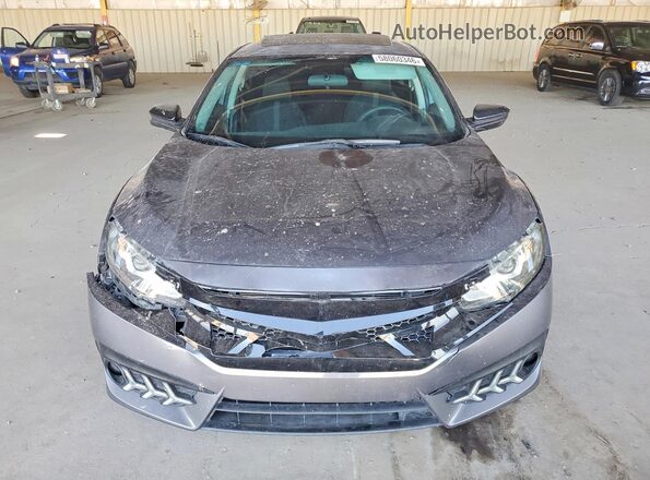 2HGFC2F76GH572649 2016 HONDA CIVIC Gray Front view