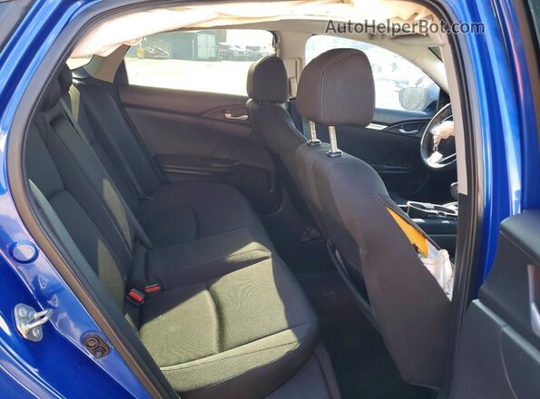 2HGFC2F76HH513554 2017 HONDA CIVIC Blue Вид задніх сидінь