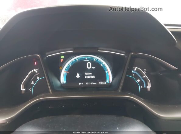 2HGFC2F76HH516292 2017 HONDA CIVIC Red Widok tylnych siedzeń