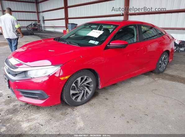 2HGFC2F76HH516292 2017 HONDA CIVIC Red Przód lewy