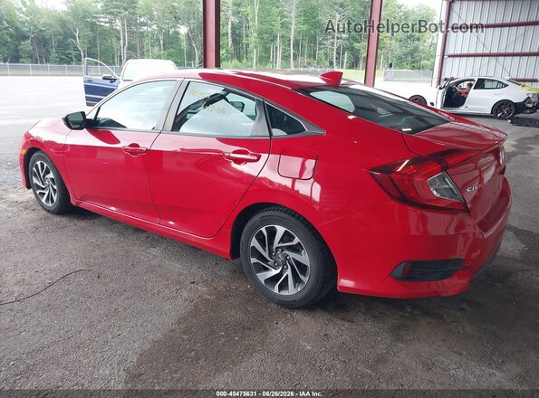2HGFC2F76HH516292 2017 HONDA CIVIC Red Tył lewy
