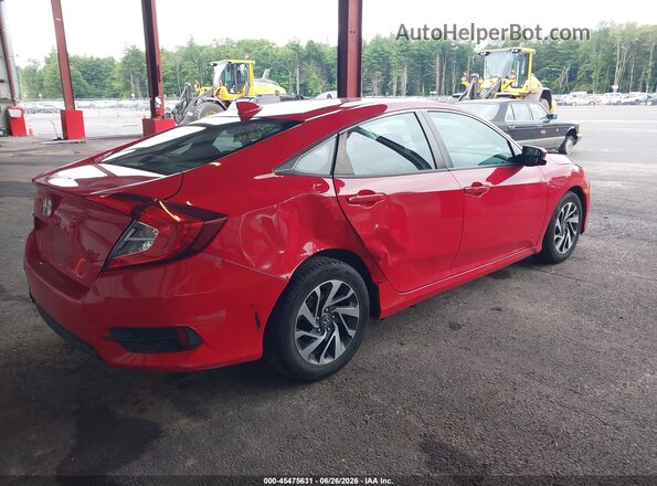 2HGFC2F76HH516292 2017 HONDA CIVIC Red Tył prawy
