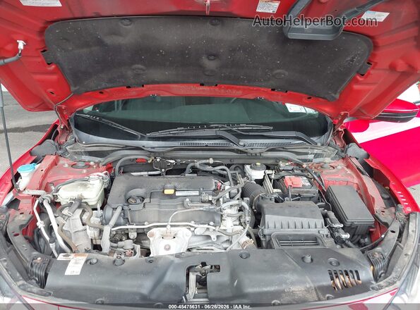2HGFC2F76HH516292 2017 HONDA CIVIC Red Widok z tyłu