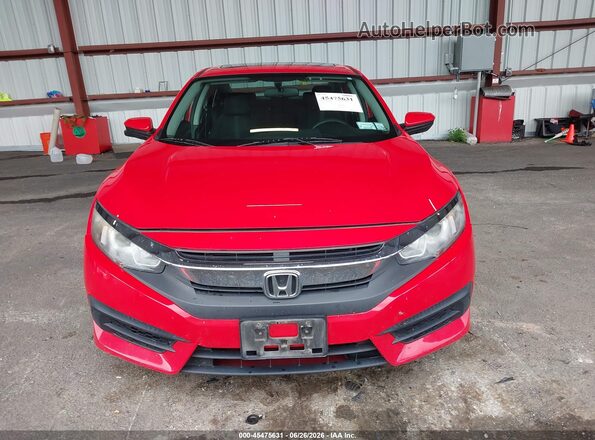2HGFC2F76HH516292 2017 HONDA CIVIC Red Widok zestawu wskaźników