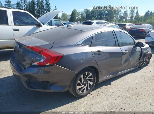 2HGFC2F76JH501281 2018 HONDA CIVIC Gray Trasero derecho