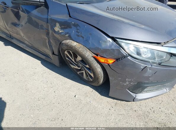 2HGFC2F76JH501281 2018 HONDA CIVIC Gray Vista frontal