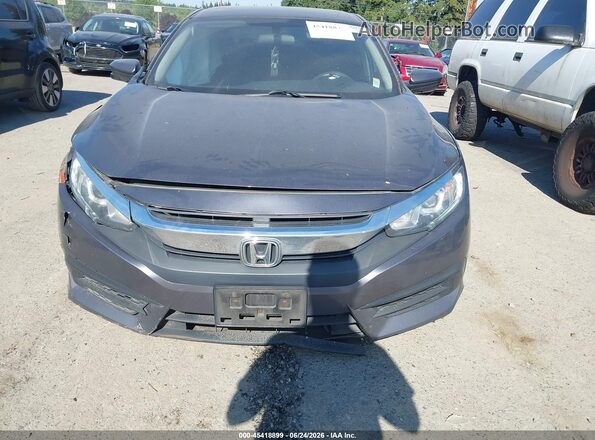 2HGFC2F76JH501281 2018 HONDA CIVIC Gray Vista del cuadro de instrumentos