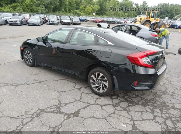 2HGFC2F76JH547841 2018 HONDA CIVIC Black Rear left