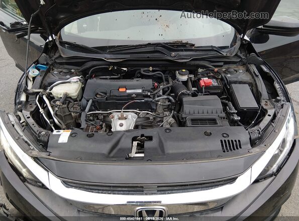 2HGFC2F76JH547841 2018 HONDA CIVIC Black Rear view