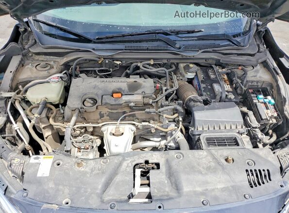 2HGFC2F76JH572982 2018 HONDA CIVIC Синий Вид задней части салона