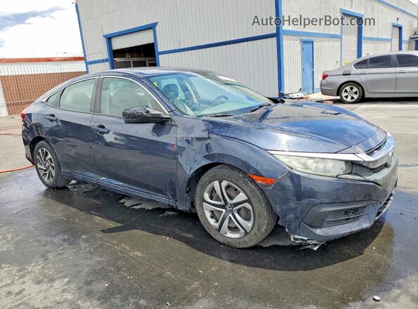 2HGFC2F76JH572982 2018 HONDA CIVIC Синий Передняя правая четверть
